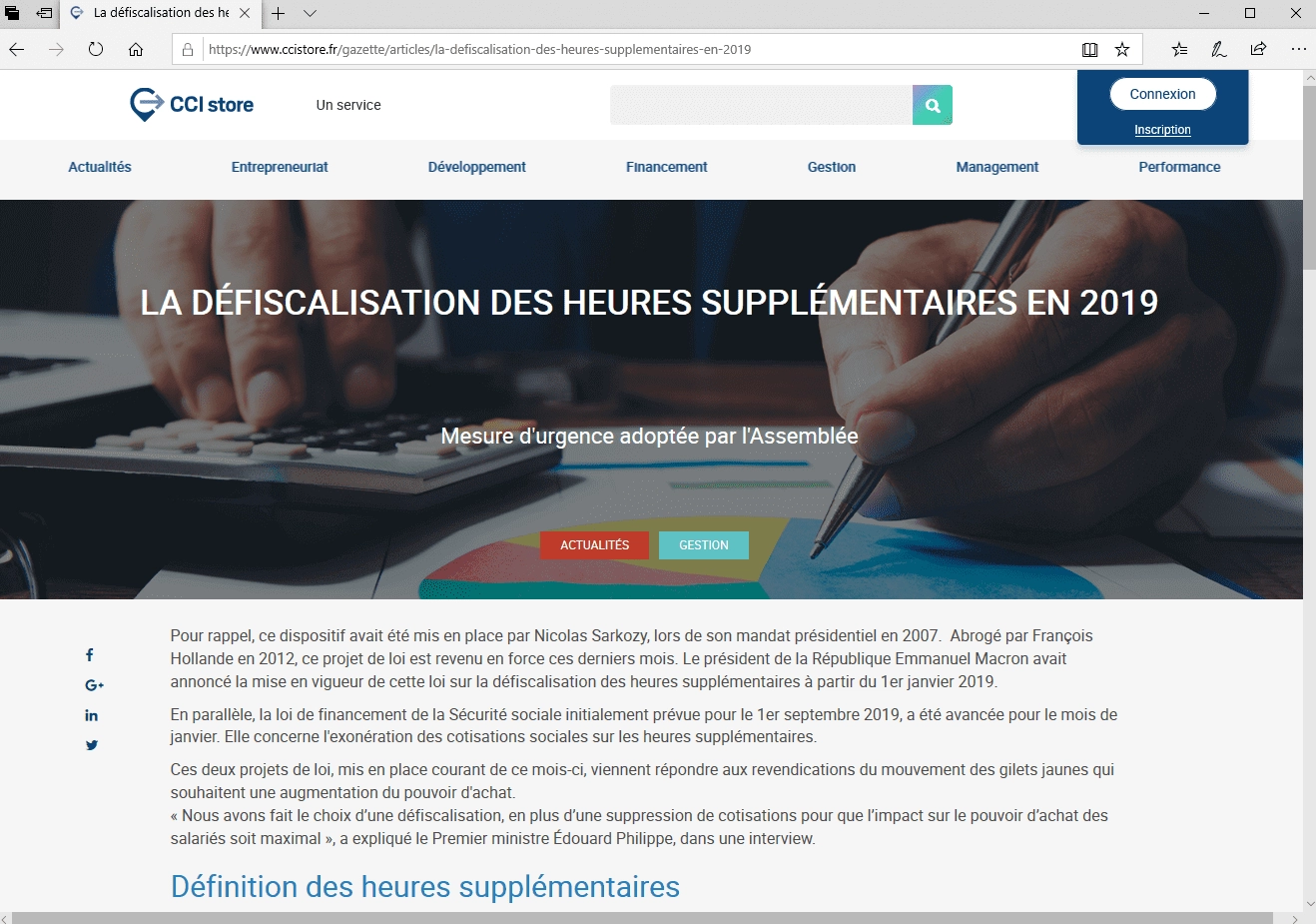 rédaction web cci store référencement