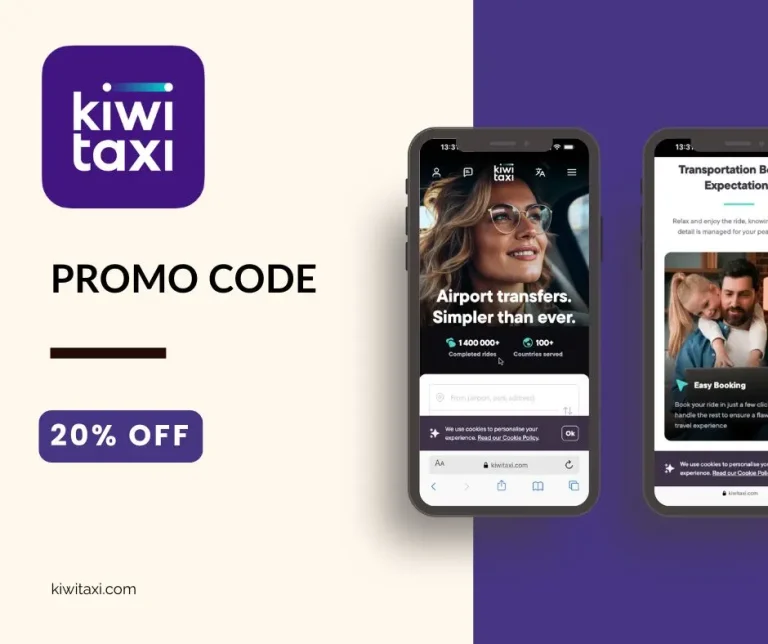 Kiwitaxi promo code: 20% discount