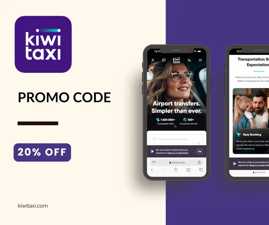 Kiwitaxi promo code: 20% discount