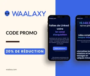 Code promo Waalaxy : 20% de réduction grâce au code de parrainage