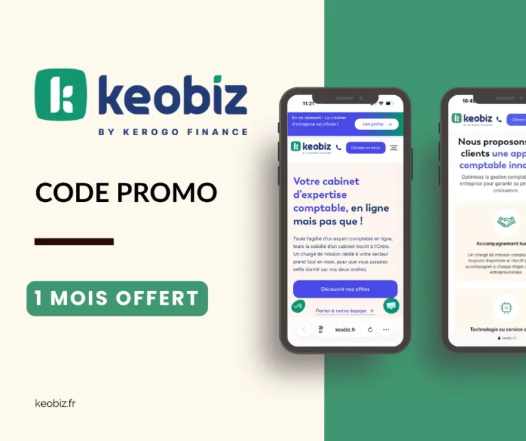 Code promo Keobiz parrainage : 1 mois offert sur votre comptabilité