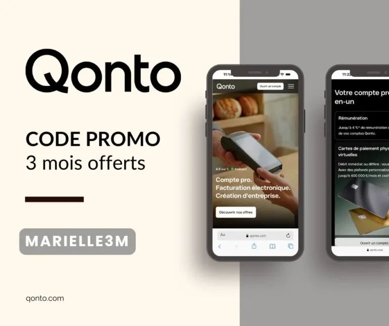 Code promo Qonto : 3 mois offerts sur votre compte pro - Offre parrainage
