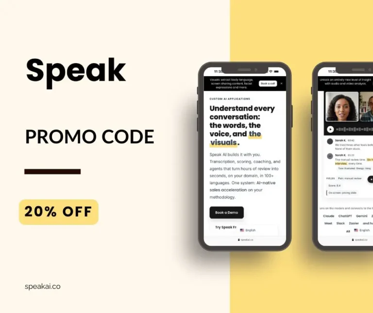 Speak AI promo code: 20% off!